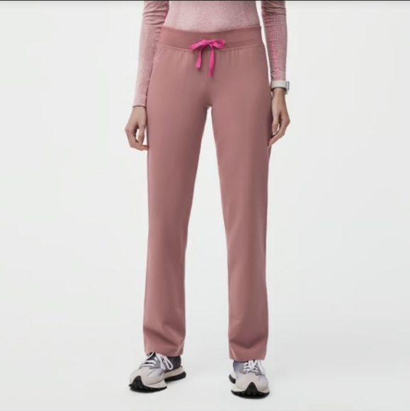 Figs Mauve Livingston Scrub Pants Size L - Picture 1 of 7
